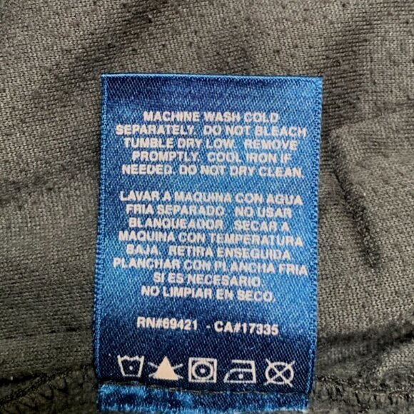 Reebok Womens M Black Full Zip Jacket Toggle Waist Zip Pockets Inner Pockets 41B - Picture 9 of 9